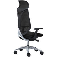 【無料引取付き】C855BR FSY1|オカムラ サブリナ スタンダード 可動肘 エクストラハイバック ブラックボディ ブラック 1脚（直送品）