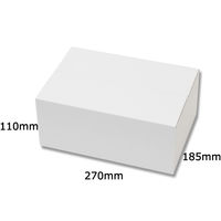 白ダンボール B5用ー110 002122931 1ケース（20枚入）（直送品）