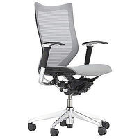 【無料引取付き】CP85AR FDH3|オカムラ エルゴノミックメッシュチェア バロン オフィスチェア 肘付 ライトグレー 1脚（直送品）