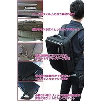 中正機械 MBー001BK ポリカーボネイト3WAYリュック ブラック 1セット(2個)（直送品）