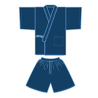 三和 不織布 館内着 ブルー SW-7662B 1ケース(60着)（直送品）