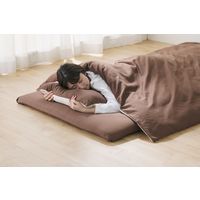 アイリスオーヤマ 布団8点セット シングル S  組みふとん 寝具 介護 仮眠室 枕 抗菌 防臭 布団カバー 敷き布団 KFS-U8S ブラウン 1セット