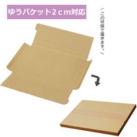 ロジマート ダンボール ゆうパケット2cm ヤッコ型 梱包【y33028】100枚 y33028-100 1セット（100枚）（直送品）