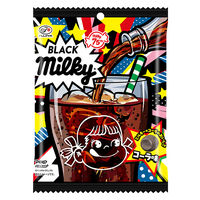 ソフトキャンディ 個包装 BLACKミルキー（コーラ味）袋 64g 不二家 1セット（1袋×6） お配り菓子