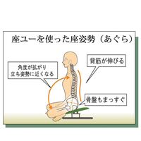 ルネセイコウ 背付 座ユー ZAU-03 モスグリ-ン/ブラツク 1P（直送品）