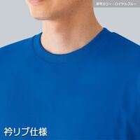 ミドリ安全 春夏作業服 ドライメッシュ ポリエステル100% 半袖Tシャツ TS10 上 ホワイト LLサイズ 3120146606 1点（直送品）