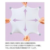 ミドリ安全 食品産業向け作業服 ベルデクセル 男女共用スラックス F18B084B ブルー Mサイズ 3113195104 1点（直送品）