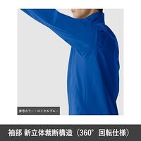 ミドリ安全 春夏作業服 フルハーネス対応 帯電防止JIS適合 半袖シャツ VES737上 ネイビーLサイズ 3121104405 1点（直送品）