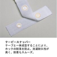 ミドリ安全 白衣 食品産業向け作業服 半袖ブルゾン MHS319B上 ブルー 5Lサイズ 3121197709 1点（直送品）