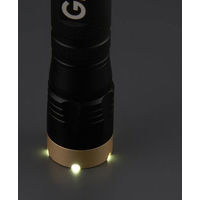 ヤザワコーポレーション アルミズームライト120lm Y06GA04BK 1個