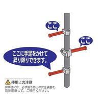 エスコ φ42.7/φ48.6mm ステップクランプ(ラバーコーティング) EA948TE-20 1セット(4個)（直送品）