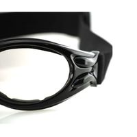 エスコ セーフティーゴーグル(調光レンズ/クリアー) EA800LA-55 1個（直送品）