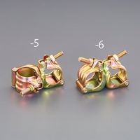 エスコ φ48.6mm 二連ハードクランプ(直交) EA948TE-5 1セット(10個)（直送品）