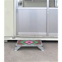 エスコ 450x690x140mm 泥落し踏台(台のみ) EA948TE-65 1個（直送品）