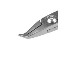 エスコ 124mm/45°精密プライヤー(ESD/半丸/ベント) EA537T-61 1丁（直送品）