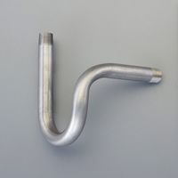 エスコ R 1/2”xR 1/2” メートルパイプ(U型/鉄) EA729HG-3 1個（直送品）