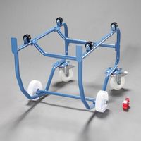 エスコ 900x615x600mm/250kg ドラム缶キャリー EA520FD-51 1台（直送品）