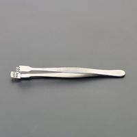 エスコ 120mm/ 39S WAFER用ピンセット(ステンレス製) EA595AK-152 1セット(3個)（直送品）