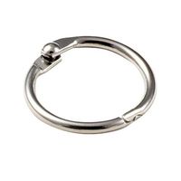 エスコ 32mm チェーンキャッチ(スチールニッケルメッキ製) EA638JG-131 1セット(10個)（直送品）