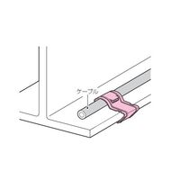 エスコ H・L形鋼用ビームラックル(丸形ケーブル用/5個) EA440AF-42 1セット(150個:5個×30袋)（直送品）