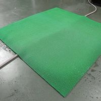 エスコ 0.9x10m セーフティーマット(グリーン) EA997RC-111 1巻（直送品）