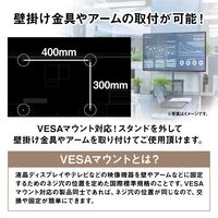 アイリスオーヤマ 4K液晶モニター 65V型 ILD-B65UHDS-B 1台（直送品）