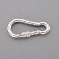 エスコ 79.5x 7.9mm スナップフック(ステンレス製) EA638JN-32 1セット(10個)（直送品）