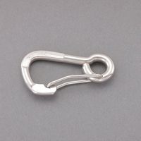 エスコ 101.6x 9.5mm スナップフック(ステンレス製) EA638JN-38 1セット(4個)（直送品）