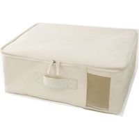 パール金属 ファブリック収納ボックス 衣類収納ケース フタ付きファブリックボックス 幅45×奥行35×高さ18cm 232318 1個（直送品）
