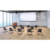 【組立設置込】コクヨ ピエガ キャスターチェア 背樹脂 肘付 ナイロンキャスター ブラック×タンジェリン 1脚（直送品）