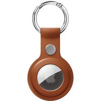 PGA AirTag用 PUレザーキーリング ブラウン PG-ATPU03BR 1個（直送品）