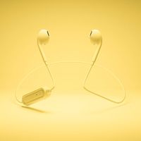 PGA Bluetooth(R) 5.0搭載 ワイヤレスステレオイヤホン インナーイヤータイプ イエロー PG-BTE12IE7YE 1個