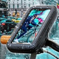 PGA 自転車用 スマートフォンホルダー [ポーチタイプ] Mサイズ PG-BYHLD03POM 1個（直送品）