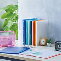 リヒトラブ クリヤーブック<soeru> A4S 40ポケット フォレストグリーン N8102-7 1セット(1冊×5)