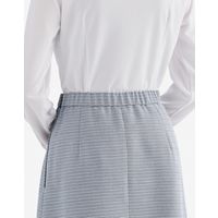 ボンマックス BONOFFICE プリーツスカート ブルー 15号 AS2807-36-15（直送品）