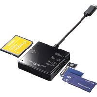 サンワサプライ USB3.1 Type-C マルチカードリーダー ADR-3TCML40BKN 1個（直送品）
