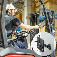 サンワサプライ マグネット取付け式タブレットホルダー(短アーム) VEH-TBMG1 1個（直送品）