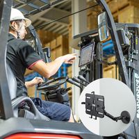 サンワサプライ マグネット取付け式タブレットホルダー(長アーム) VEH-TBMG2 1個（直送品）