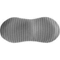 クラスアップ クッション ランバーサポート ウレタン メッシュ 低反発 グレー 387520 1個（直送品）