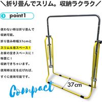 SIS 折りたたみ式鉄棒 てつをくん ブルー XK-022-BL 1台（直送品）