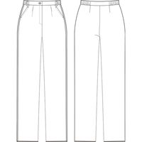 明石スクールユニフォームカンパニー ストレートパンツ ネイビー S UQW2041-5-S 1枚　スクラブ（直送品）