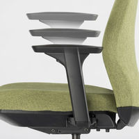 【肘のみ】中央可鍛工業 cotte(コッテ) オフィスチェア 専用可動肘 LC-B 1組（取寄品）