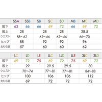 住商モンブラン パンツ レディス 両脇ゴム 白 裾上げ 73-1181Z 1枚　スクラブ（直送品）