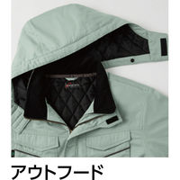 Asahicho（旭蝶繊維） E77000 ブルゾン ストーン M 1枚（直送品）