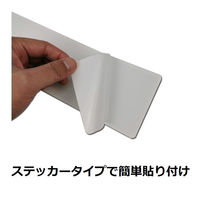 セーフラン安全用品 ソーシャルディスタンスステッカー (人型図柄) 赤 5枚セット J2385-R 1セット(5枚)（直送品）