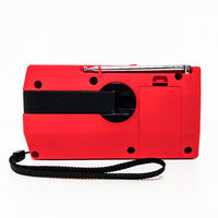 セーフラン安全用品 多機能充電防災ラジオライト (スマホ充電可能) J2460-RD 1個