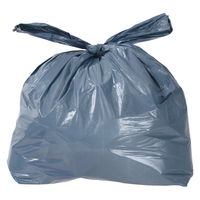 取っ手付き においカット ポリ袋 8L 1パック（20枚入） ストリックスデザイン ゴミ袋　グレー