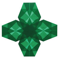 クラサワ 折り紙 ひかりとり紙 15×15cm みどり P0202-4 1袋（250枚：50枚×5）