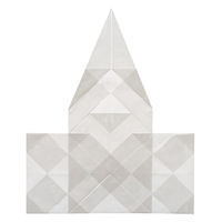 クラサワ 折り紙 ひかりとり紙 15×15cm しろ P0202-6 1袋（250枚：50枚×5）