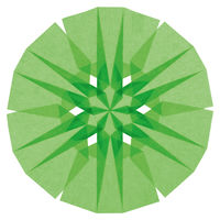 クラサワ 折り紙 ひかりとり紙 7.5×7.5cm きみどり P0201-9 1袋（500枚：100枚×5）